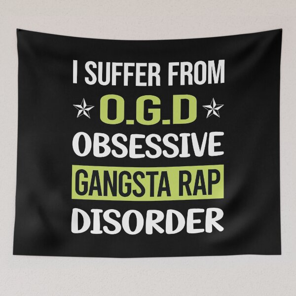 Item preview, Obsessive Love Gangsta Rap Rapping Rapper designed and sold by GobblesBeverley.