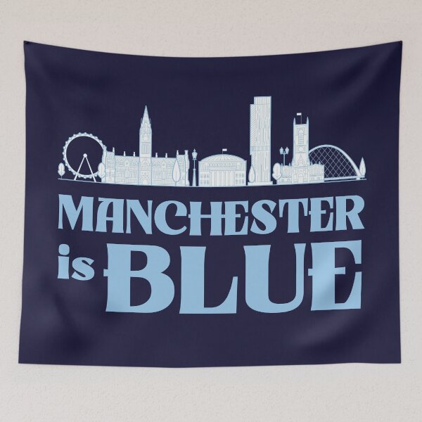 Item preview, Manchester is Blue designed and sold by Jools-57.