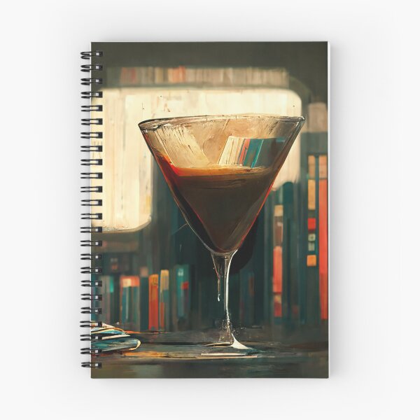 Aperçu de l'œuvre Expresso Martini | cocktail | Oeuvre | Illustration créée et vendue par DadoDesigns.