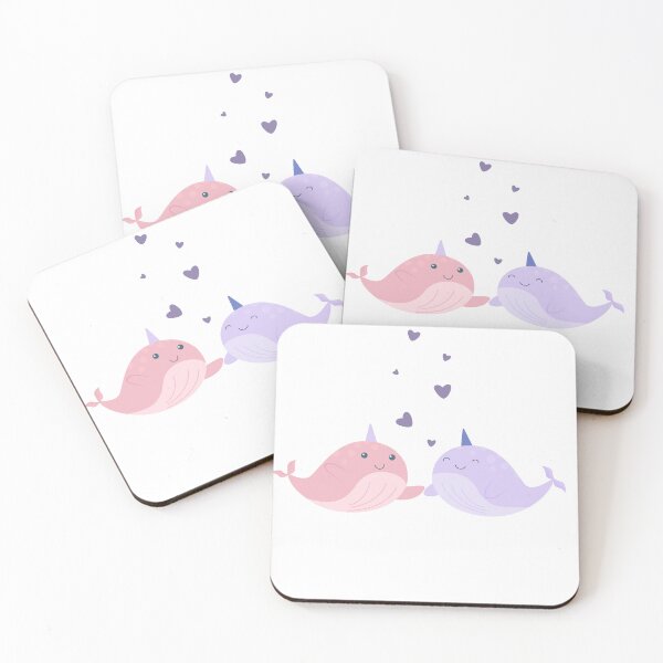 Item preview, narwhals fall in love designed and sold by Olyanazh.