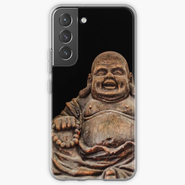sitting fat buddha statue laughing Samsung Galaxy Soft Case