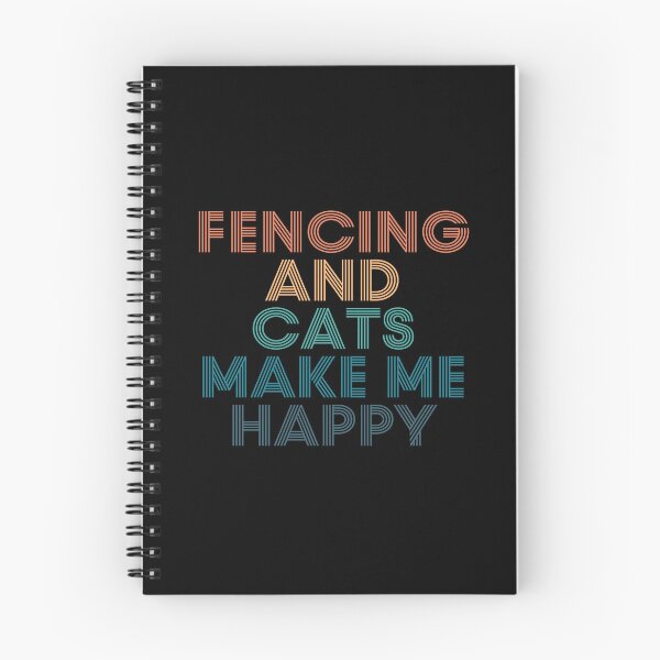 Item preview, Fencing And Cats Make Me Happy- Gift for Fencing & Cats Fans designed and sold by kindxinn.