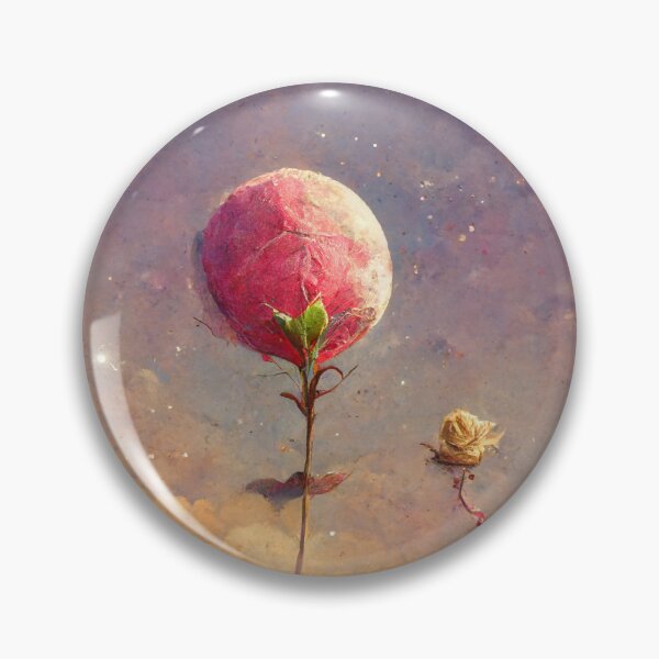 Item preview, Little Prince's dreamy rose flying among the stars designed and sold by FenArts.