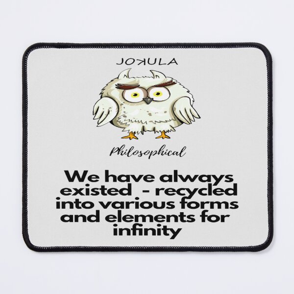 Item preview, "Jokula philosophical 5 Existence " black designed and sold by skoumpourdides.