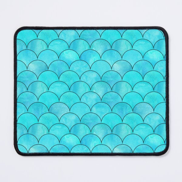 Item preview, Blue Mermaid Scales designed and sold by PotluckPrints.