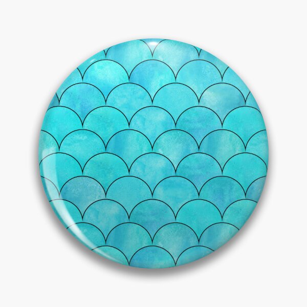 Item preview,  Blue Mermaid Scales designed and sold by PotluckPrints.