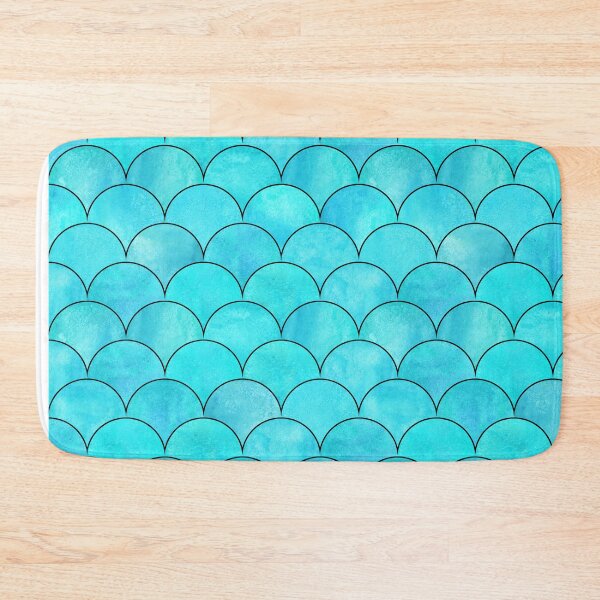 Item preview,  Blue Mermaid Scales designed and sold by PotluckPrints.