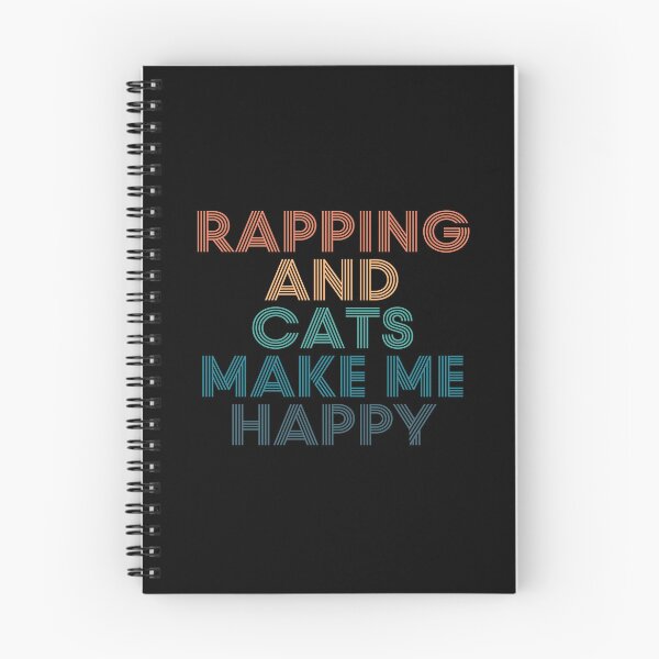 Item preview, Rapping And Cats Make Me Happy- Gift for Rapping & Cats Fans designed and sold by kindxinn.