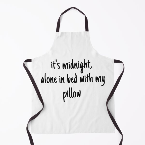 Item preview, it's midnight, alone in bed with my pillow - mental health and anxiety designed and sold by Therapy by Sen.