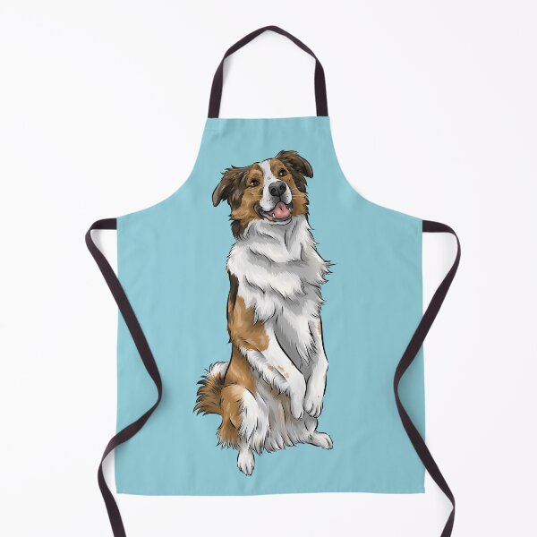 Item preview, English Shepherd | Sable and White | Cute Dog Art designed and sold by shirinsart.