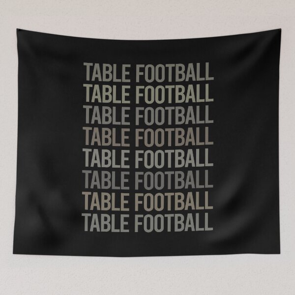Item preview, Gray Text Art Table Football Soccer Foosball designed and sold by TarynBrown3126.