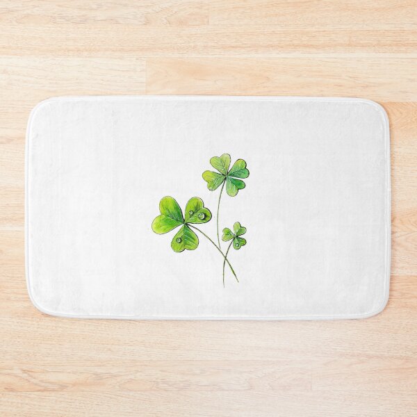 Item preview, Watercolor clover leaves designed and sold by tinkerfrost.