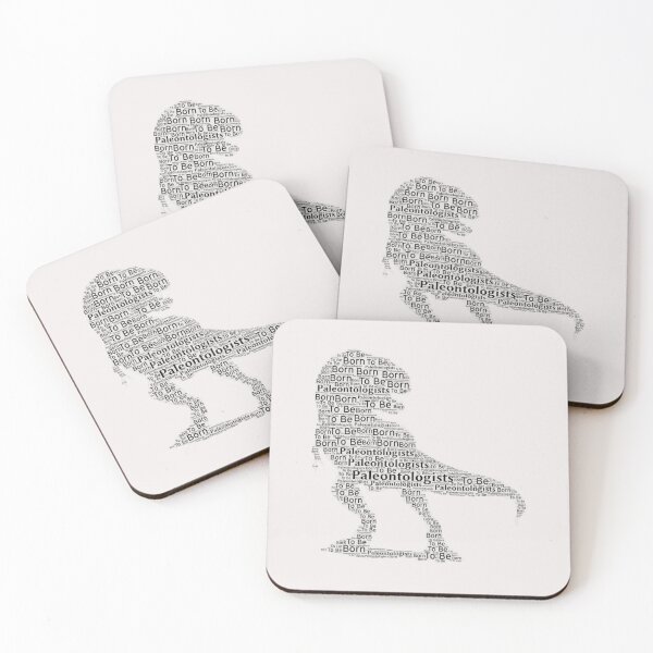 Item preview, Born To Be Paleontologists Black and White word art designed and sold by Gamicnum.