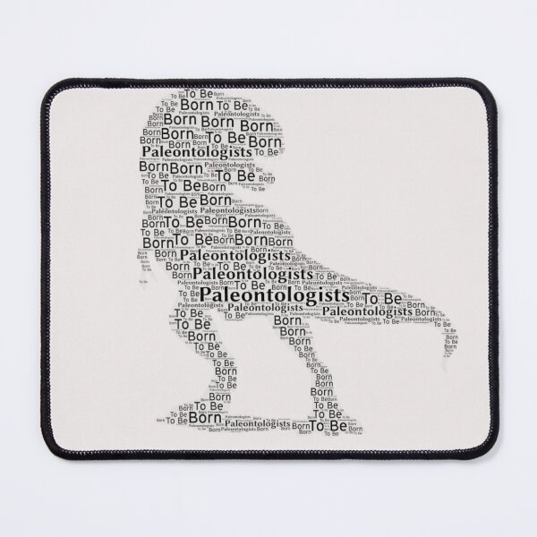 Item preview, Born To Be Paleontologists Black and White word art designed and sold by Gamicnum.