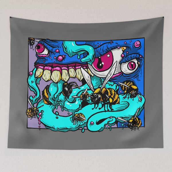 Item preview, Bees vs Monsters designed and sold by AtomicAxe.