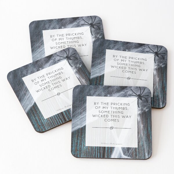Item preview, William Shakespeare Macbeth Wicked Quote Halloween Print designed and sold by taleofdeuces.