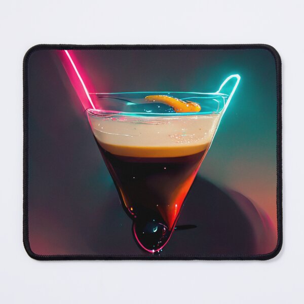 Item preview, Neon Aesthetic - Espresso Martini | Cocktail | Artwork | Illustration designed and sold by DadoDesigns.