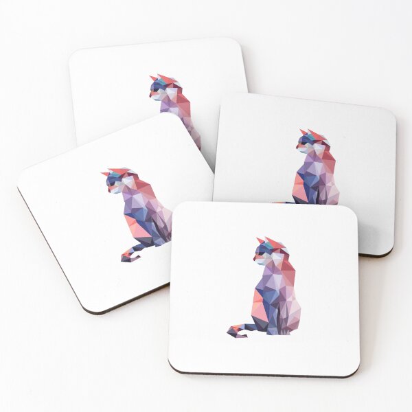 Item preview, Colorful geometric cat designed and sold by Creative Show.