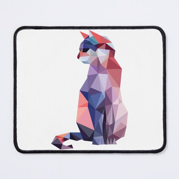 Item preview, Colorful geometric cat designed and sold by Creative Show.