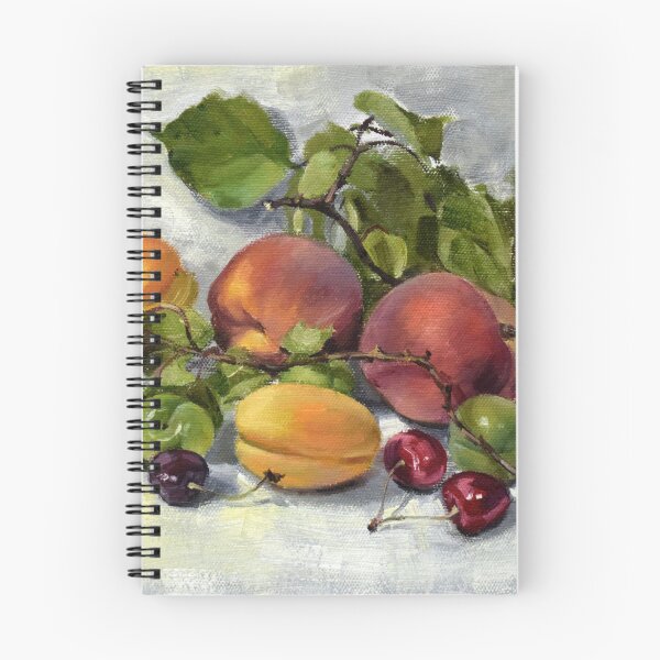 Item preview, Still life Apricot Peach Cherry Green Cherry Plum designed and sold by Kabira77.