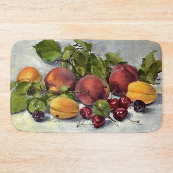 Item preview, Still life Apricot Peach Cherry Green Cherry Plum designed and sold by Kabira77.