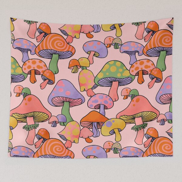 Item preview, Happy Hippie Mushroom Magic designed and sold by lauragraves.