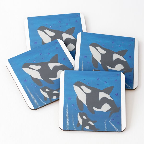 Item preview, Mum And Baby Whale designed and sold by RosinaZaidiArt.