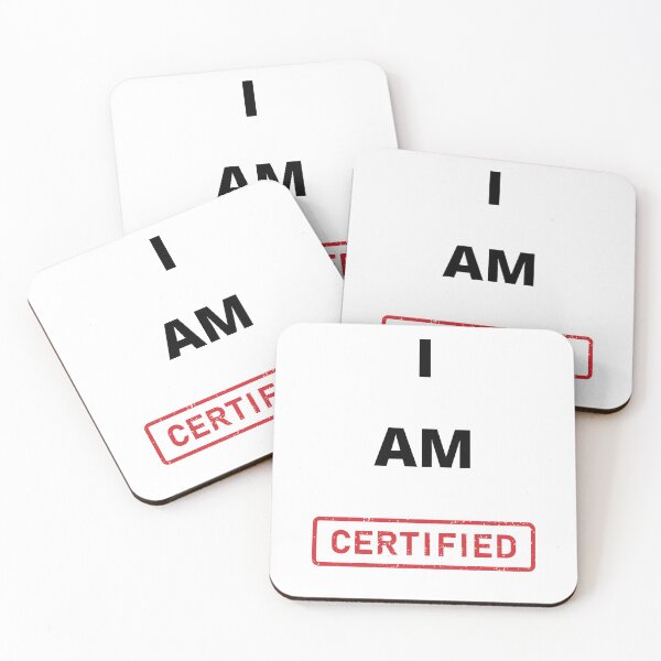 Item preview, I Am Certified designed and sold by kingsstudio.