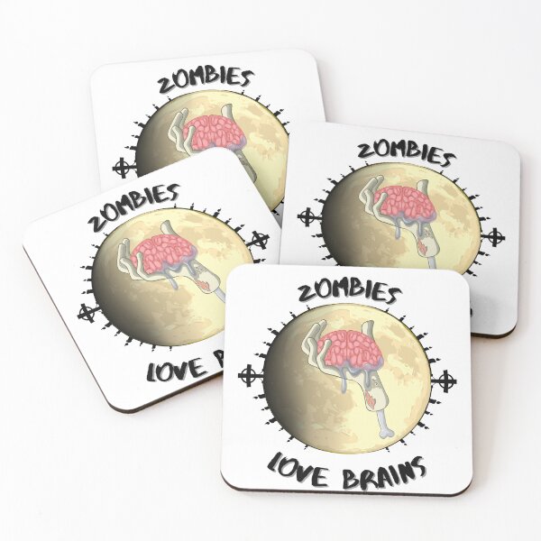 Item preview, zombies love brains designed and sold by Soofingscapes.