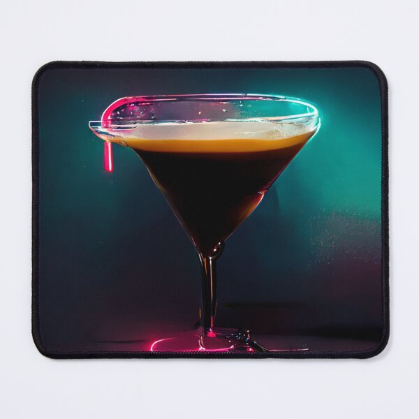 Item preview, Neon Aesthetic - Espresso Martini | Cocktail | Artwork | Illustration designed and sold by Designsssssssssssssssss.