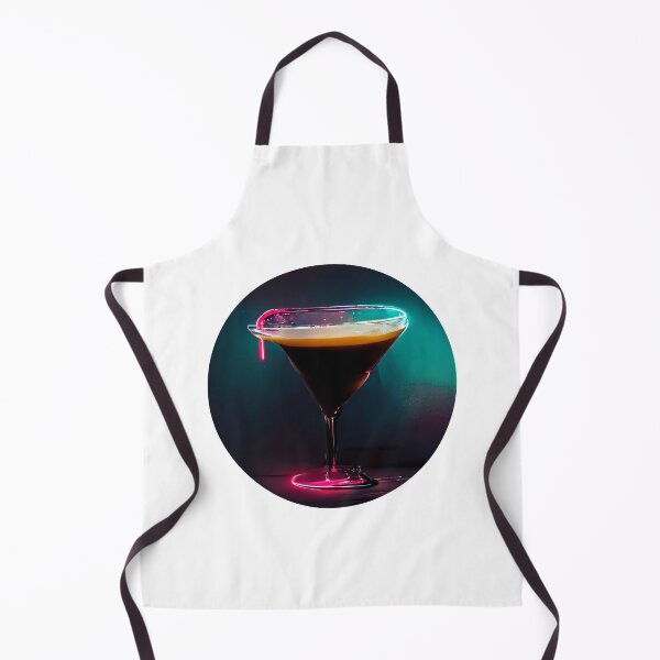 Aperçu de l'œuvre Esthétique Néon - Espresso Martini | cocktail | Oeuvre | Illustration créée et vendue par Designsssssssssssssssss.