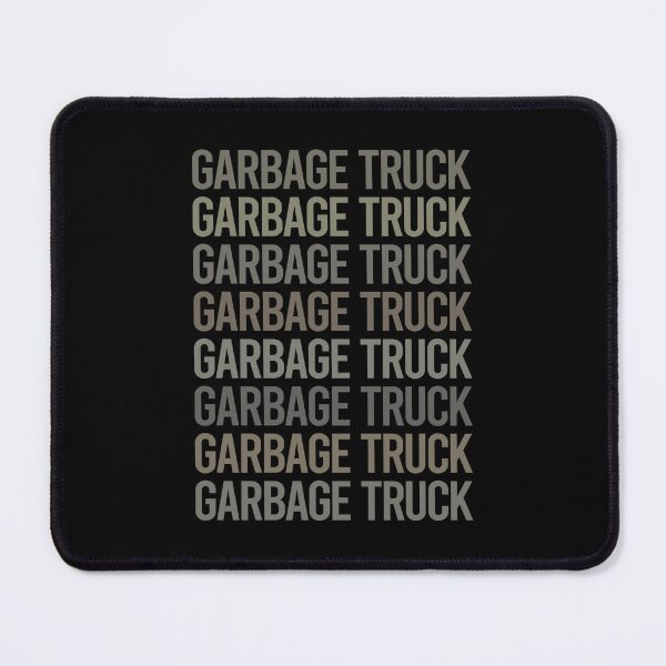 Item preview, Gray Text Art Garbage Truck Trucks designed and sold by TarynBrown3126.