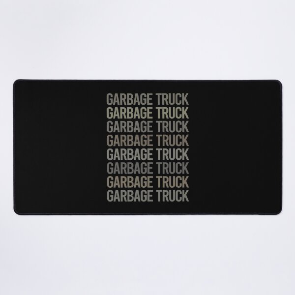 Item preview, Gray Text Art Garbage Truck Trucks designed and sold by TarynBrown3126.