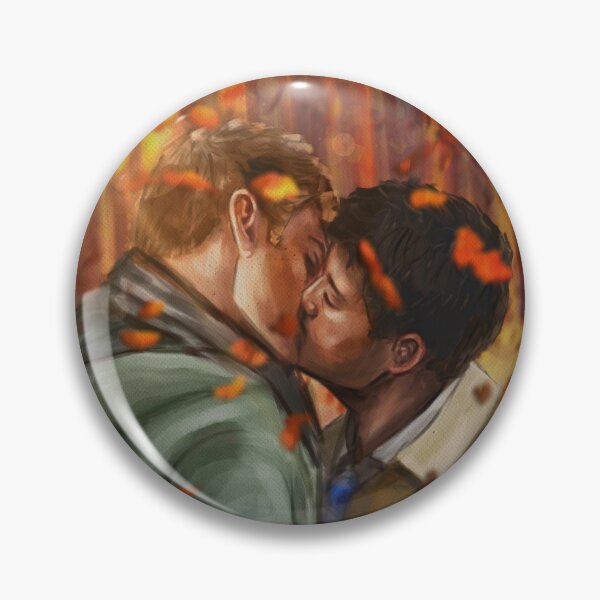 Item preview, Destiel autumn kiss designed and sold by M-O-E-M.