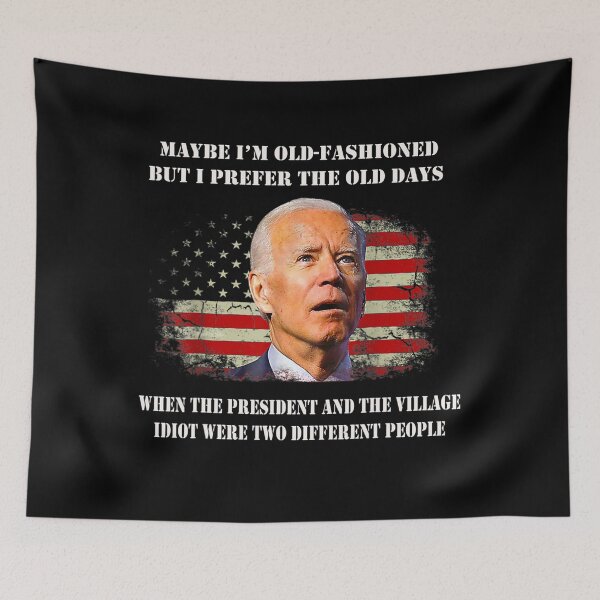Item preview, The President And The Village Idiot Were Two Different Biden designed and sold by frontvernacular.