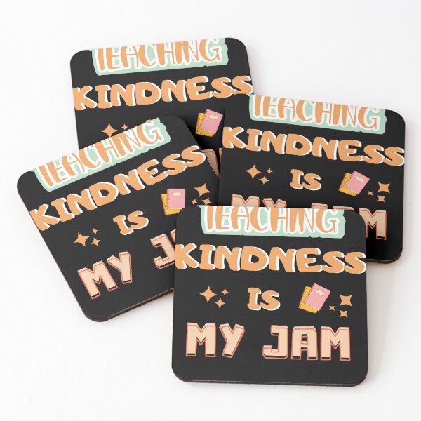 Item preview, Teaching kindness is my jam Cute inspirational Teacher designed and sold by Hohohaxi.