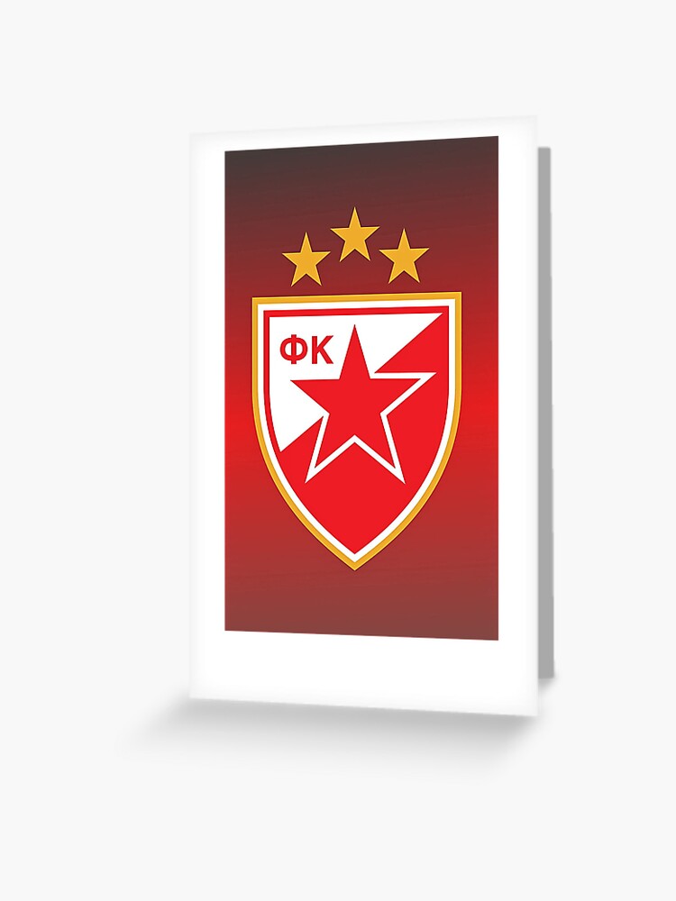 Crvena Zvezda - Red Star Greeting Card for Sale by VRedBaller