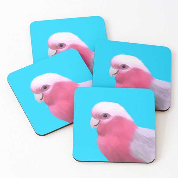 Item preview, Delightfully Pink Galah on Blue  designed and sold by Digitaldingo.