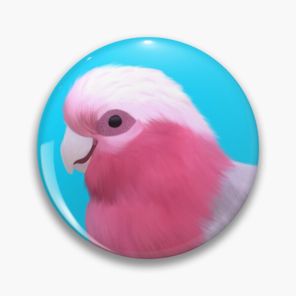 Item preview, Delightfully Pink Galah on Blue  designed and sold by Digitaldingo.