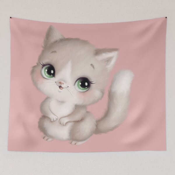 Item preview, Green Eyed Kitty designed and sold by BiancaDPetals.