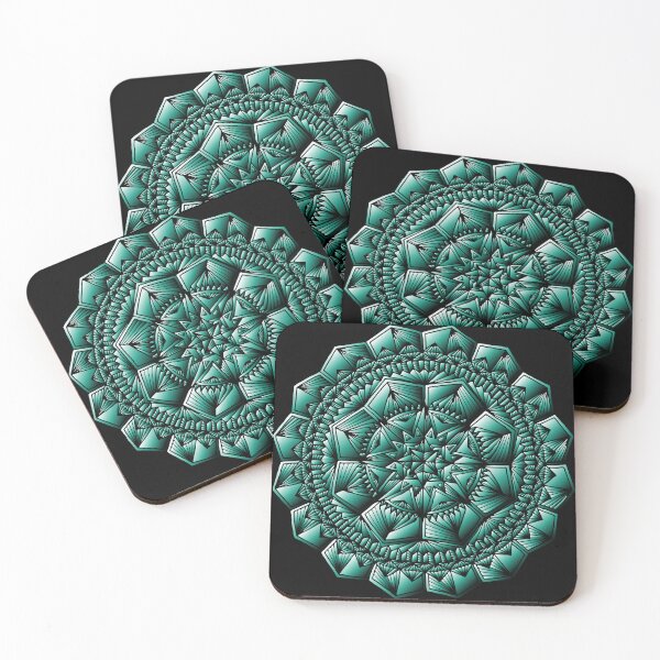 Item preview, Green Paper Fold Mandala designed and sold by Suzanne Uchytil.
