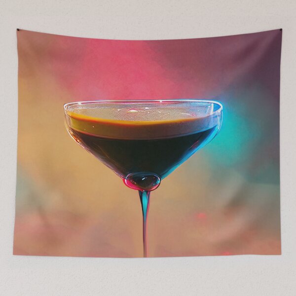 Item preview, Neon Aesthetic - Espresso Martini | Cocktail | Artwork | Illustration designed and sold by Designsssssssssssssssss.