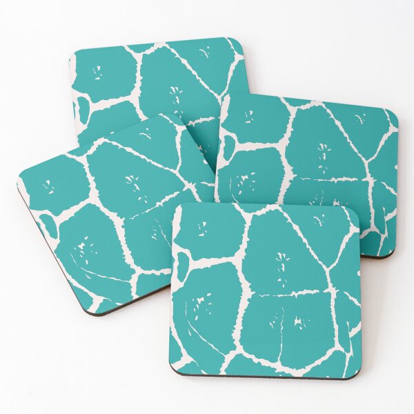 Item preview, Giraffe Print (teal) designed and sold by DreamFruit11.