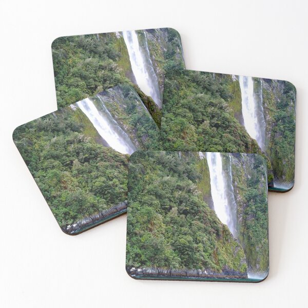 Item preview, Loud majestic waterfall crashing down to the ocean below.  The white foamy spray thunders as it wets those who get close-No2 designed and sold by Hanlar.
