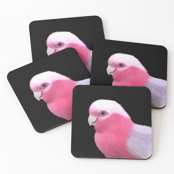 Item preview, Delightfully Pink Galah on Black designed and sold by Digitaldingo.