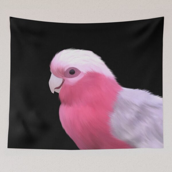 Item preview, Delightfully Pink Galah on Black designed and sold by Digitaldingo.