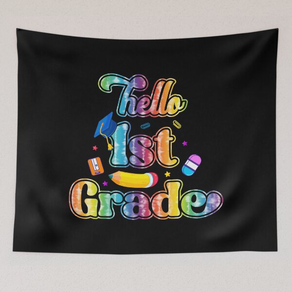 Item preview, Back To School Hello 1st Grade Teachers Students designed and sold by TrenddyArts.