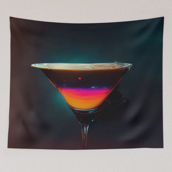 Item preview, Neon Aesthetic - Espresso Martini | Cocktail | Artwork | Illustration designed and sold by Designsssssssssssssssss.