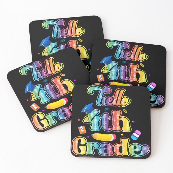 Item preview, Back To School Hello 4th Grade Teachers Students designed and sold by TrenddyArts.