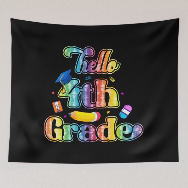 Item preview, Back To School Hello 4th Grade Teachers Students designed and sold by TrenddyArts.